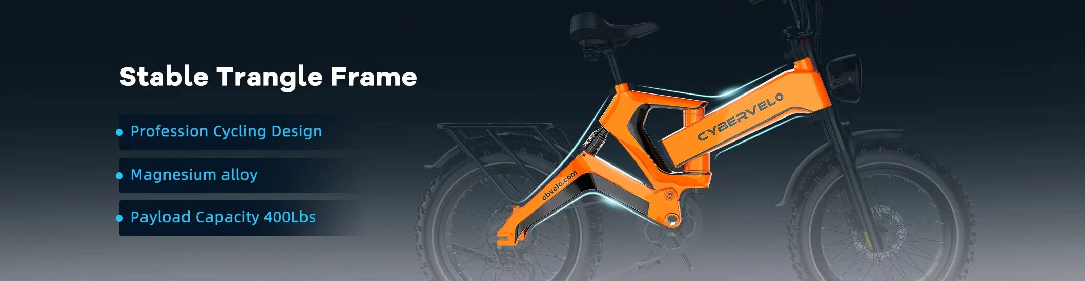 Cybervelo 20” Fat Tire 2000W Peak Motor Luxury Foldable ebike,48V Removable Battery E Bicycle, 35+ MPH 100+Miles Long Range EK6