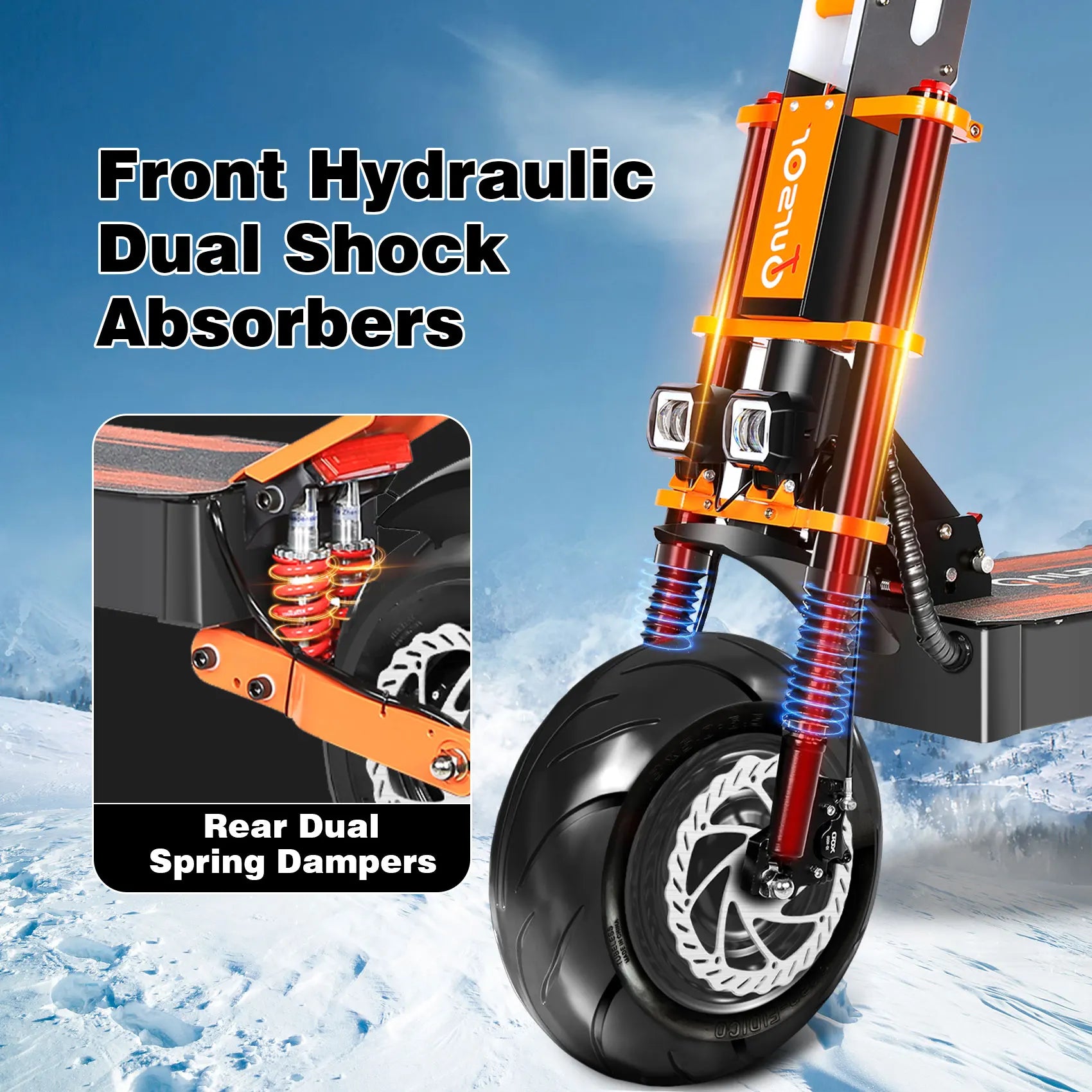 TOURSOR X8 PRO Adults Electric Scooter4000W*2 Dual Motor 60V38.8Ah Battery E-Scooter 13Inch road Tire Foldable EScooter