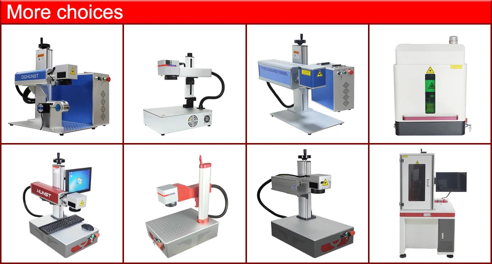 Hunst 50W 30W Fiber Laser Marking Machine Raycus MAX for DIY Jewelry,Gold,Silver,Ring, Bracelet, Metal Cutting Engraving Machine
