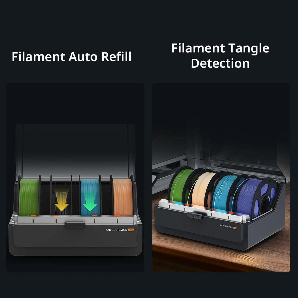 ANYCUBIC Kobra 3 Max Combo Multi-Color 3D Printer Max Speed 600mm/s Build Volume 500*420*420mm Smart APP Control 3D Printer
