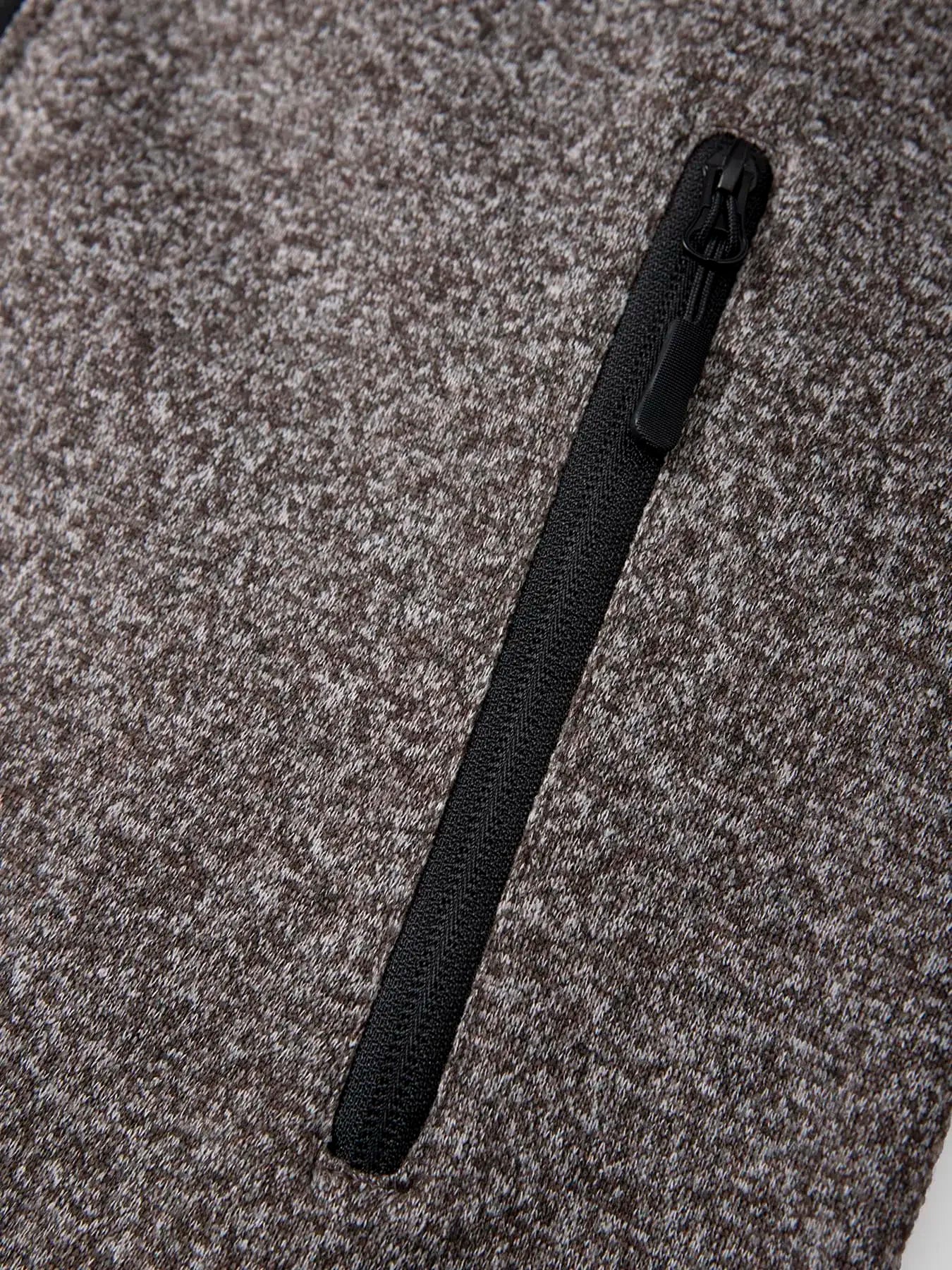 Men's Fleece Hoodies Long Sleeve Sweatwear for Men Zipper Hooded Sweatshirts Loose Autumn Winter Zipper Jacket Coat Warm Sweater