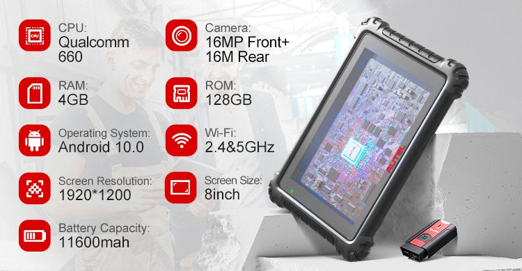 Autel MK906PRO Car Diagnostic Tool Bi-Directional Scanner CAN FD DOIP Support Upgraded MK906BT MS906BT ECU Coding