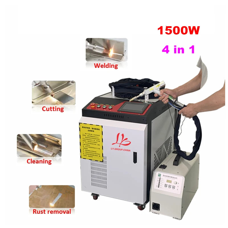 Raycus MAX 1500W 2200W 3000W Laser Welding Machine Handheld Laser Welder Fiber Laser Machine 5 in 1 for Cleaning Cutting Welding