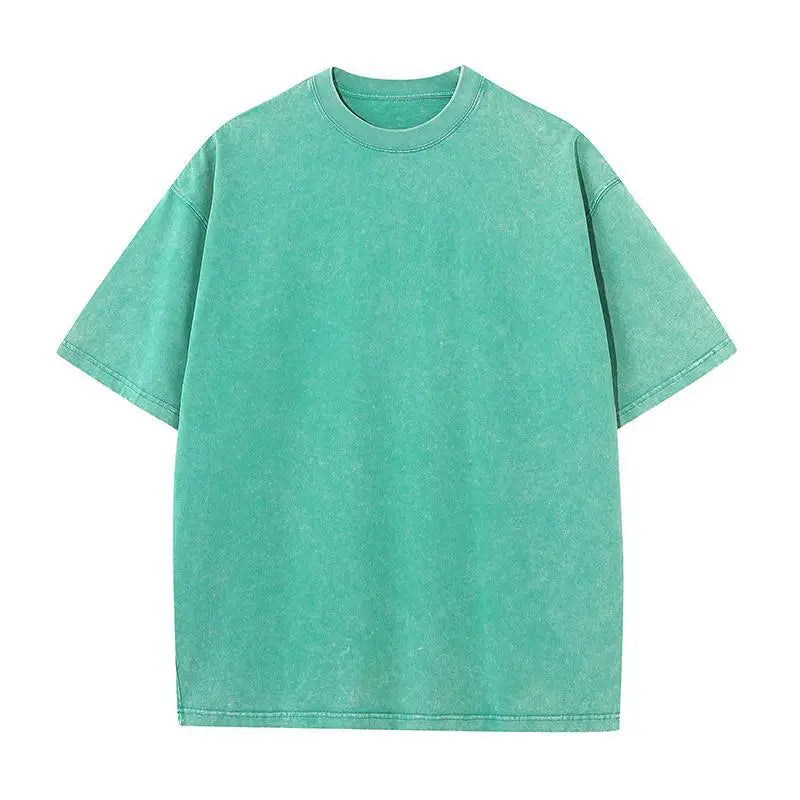 Hip Hop t shirt Men fashion Cotton Harajuku Multicolors Oversized Washed T-shirt women Unisex Summer Retro Short Sleeve Tee top