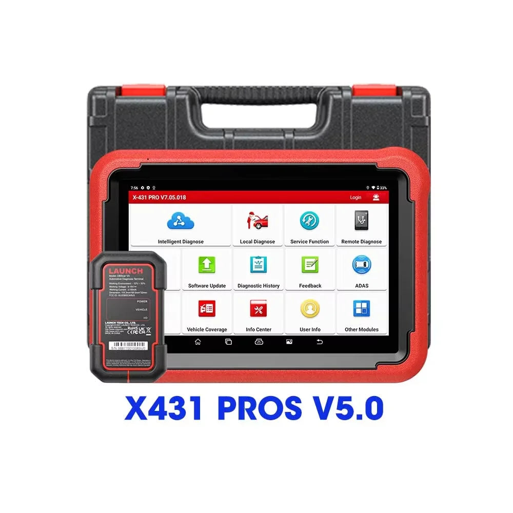 LAUNCH X431 PROS V5.0 Car Diagnostic Tools Automotive OBDII Scan Tool Auto Scanner OBD2 ECU Coding pk X431 V plus