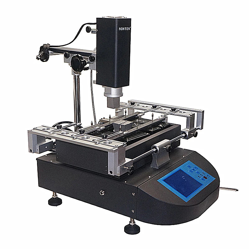 Hot Air Solder Station 3 Zones Soldering Machine Honton R490 BGA Rework Station R690 V.3 Touch Screen for Mainboard Chips Repair