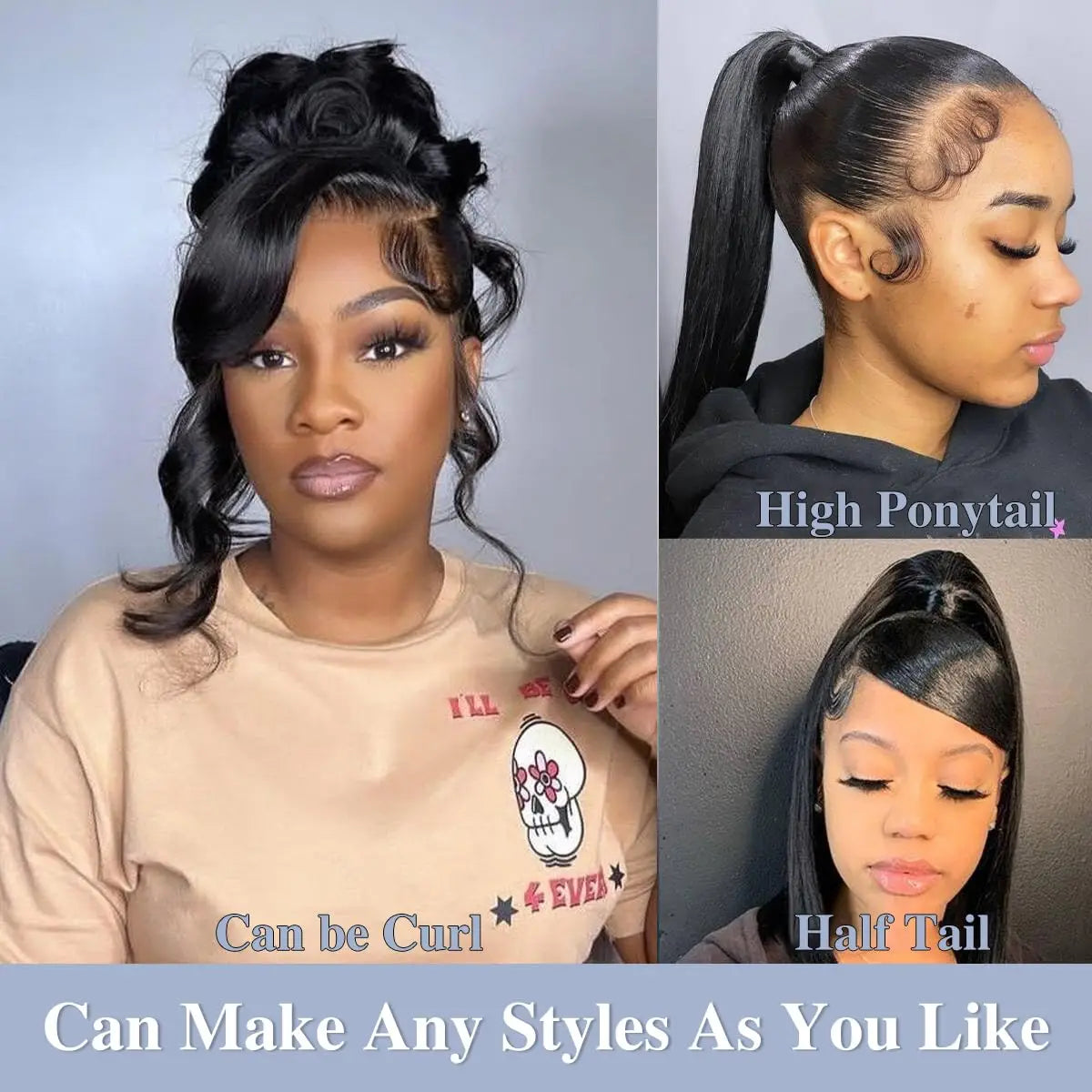 360 Full Lace Frontal Wig 30 Inch Straight HD Lace Front Wigs Human Hair Natural Black 250 Density Upgrade Invisible Drawstring