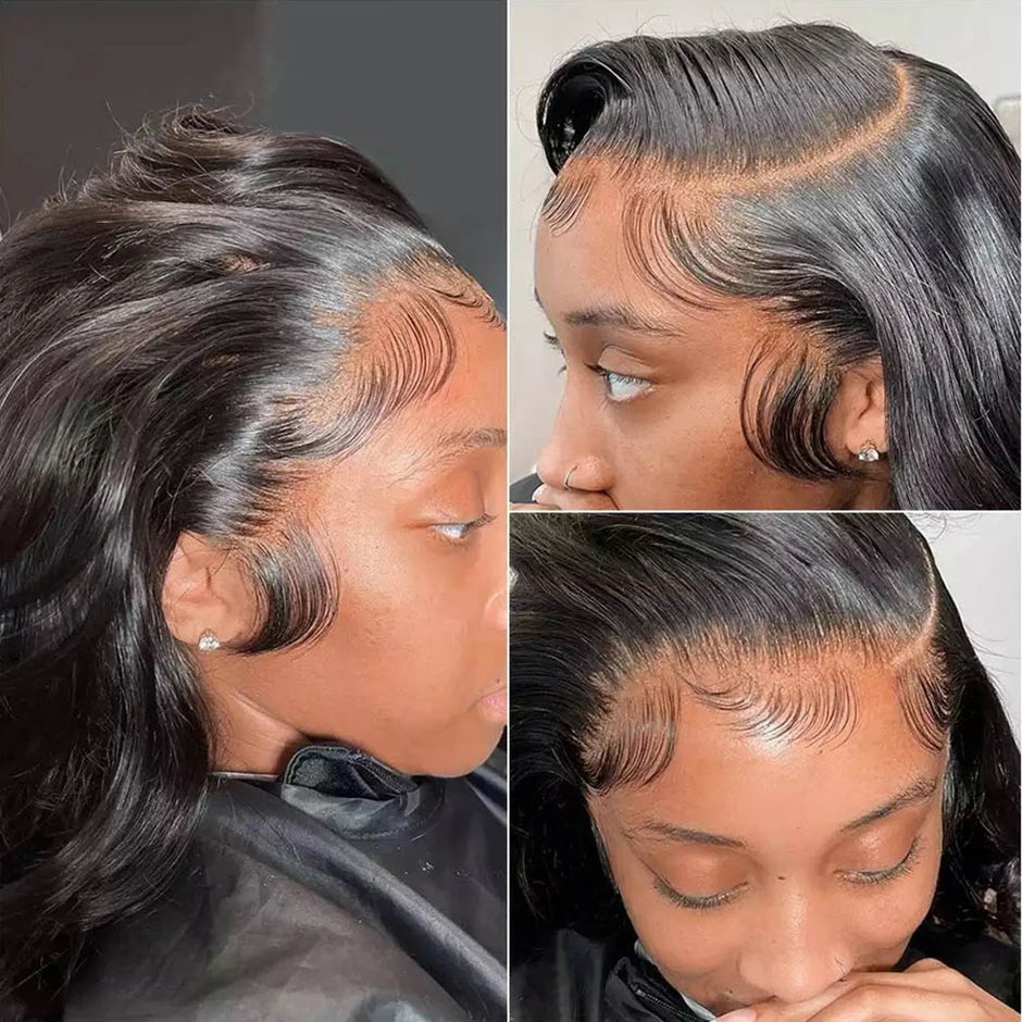 250% Density Body Wave Wig 13x4 HD Transparent Lace Frontal Human Hair Wig For Black Women YAWAWE Body Wave Lace Frontal Wigs