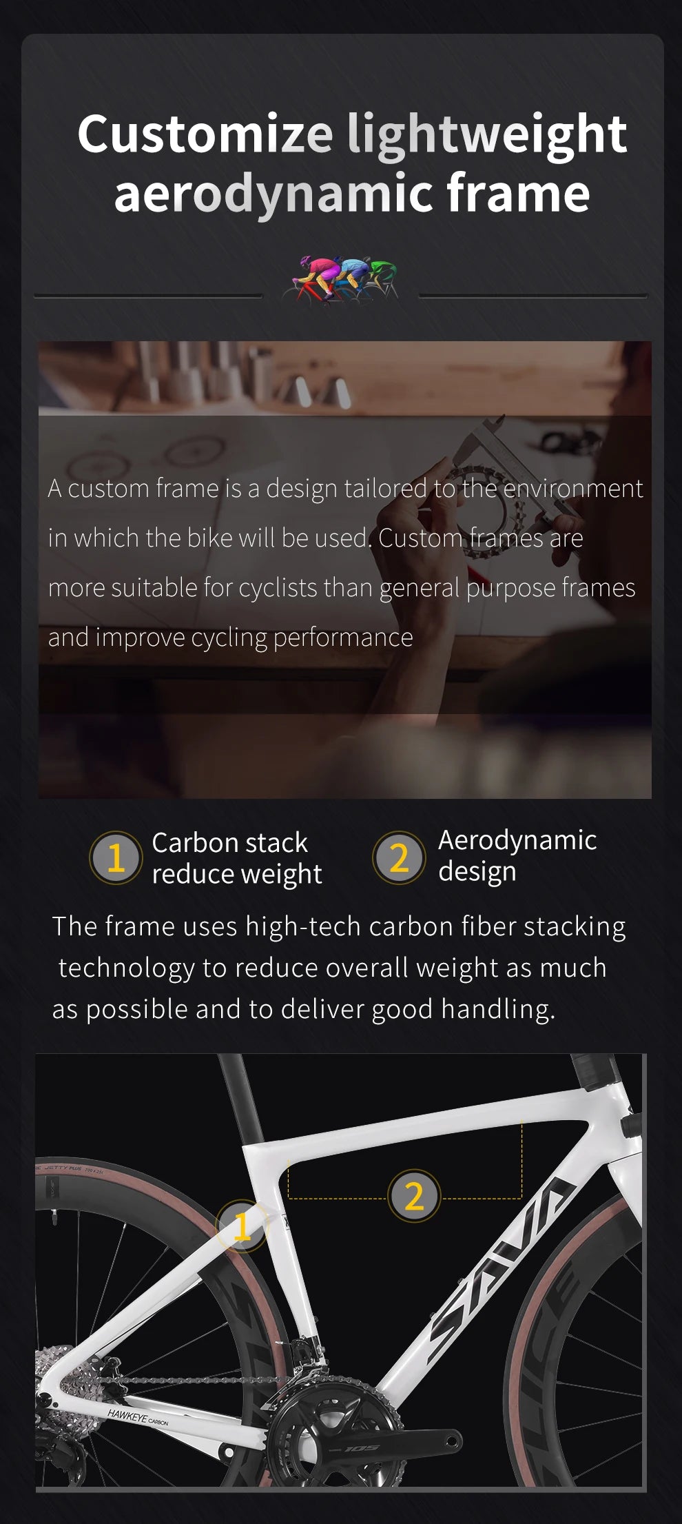 Ships from US SAVA F20 full Carbon Fiber Road Bike Race Bike 24-Speed Carbon Wheels+Carbon Handlebar with SHIMAN0 105 R7120