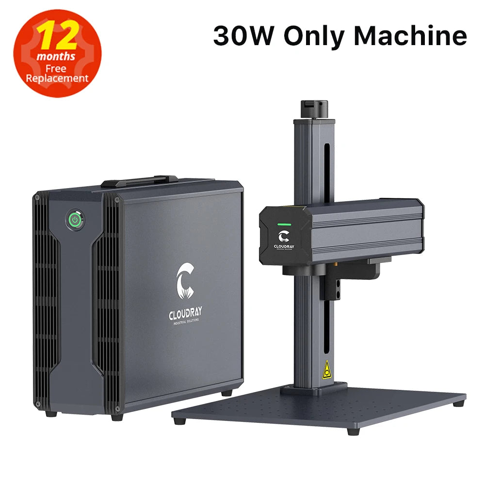 Cloudray 30W 50W 60W Fiber Laser Marking Machine MAX JPT For Cutting Jewelry Gold Silver Stainless Steel Copper Aluminum