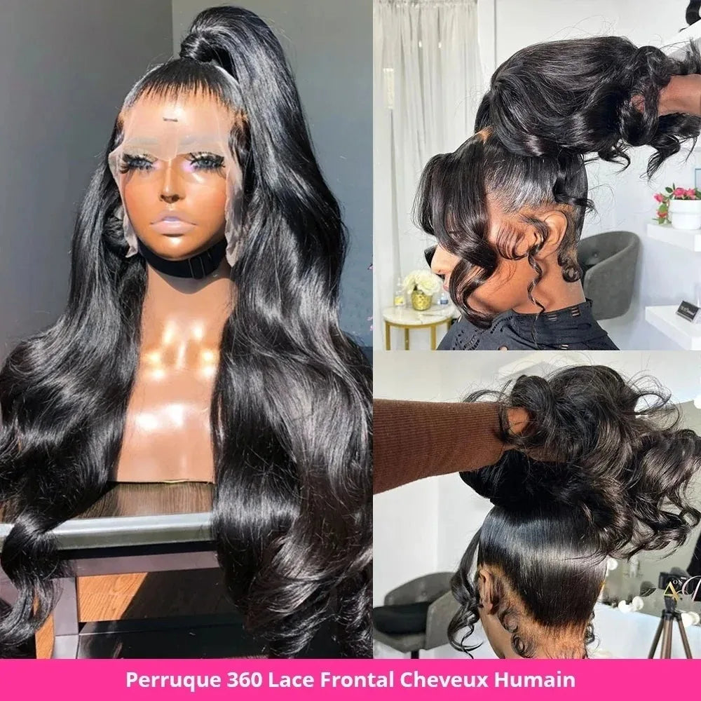 44 Inch Hd Body Wave Lace Front Wig Pre Plucked 13x4 13x6 Loose Wave Lace Frontal Wig Human Hair Wigs On Clearance Sale Lace Wig