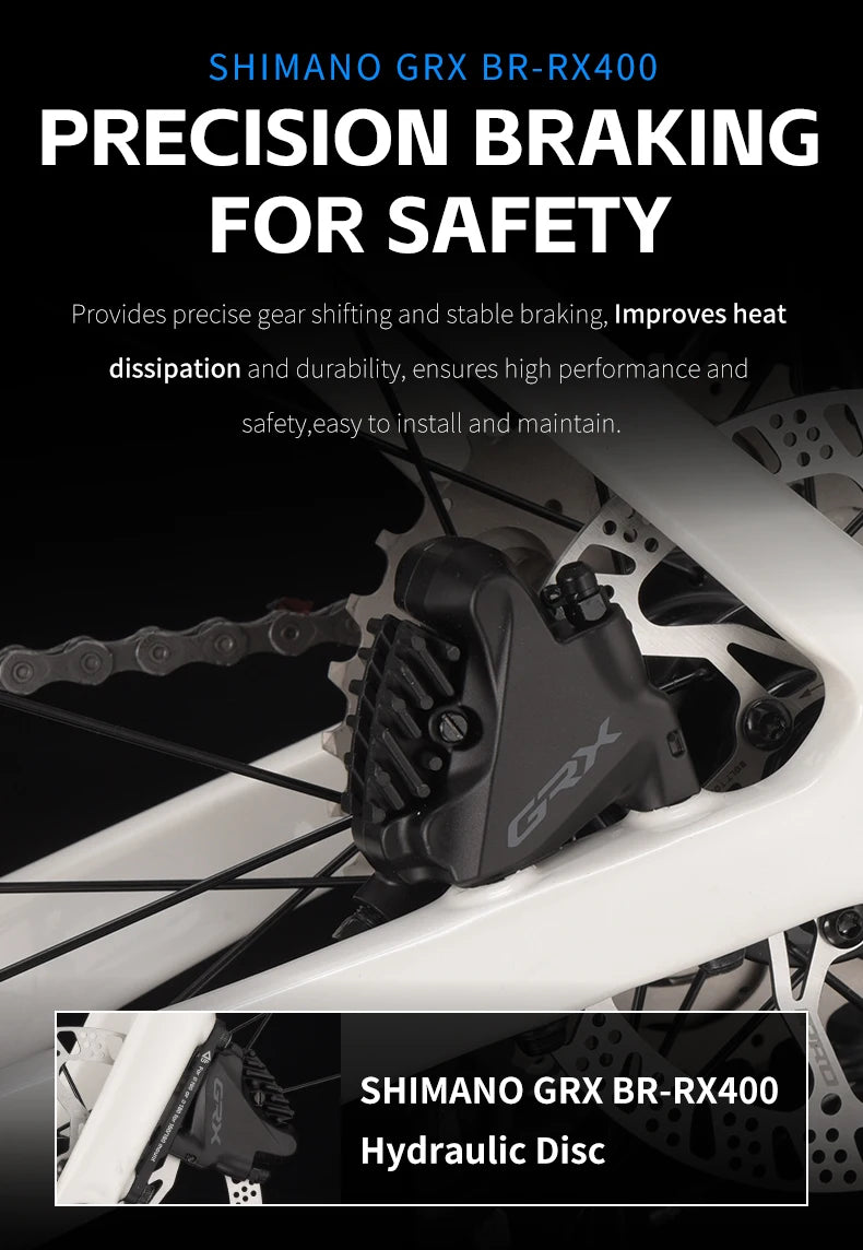 SAVA R21 Gelaro S6/S4 Gravel Bike, All-Terrain Off-Road Bike, 700C Carbon Fiber Frame and GRX 11/GRX 20Speed Gearset bicycle
