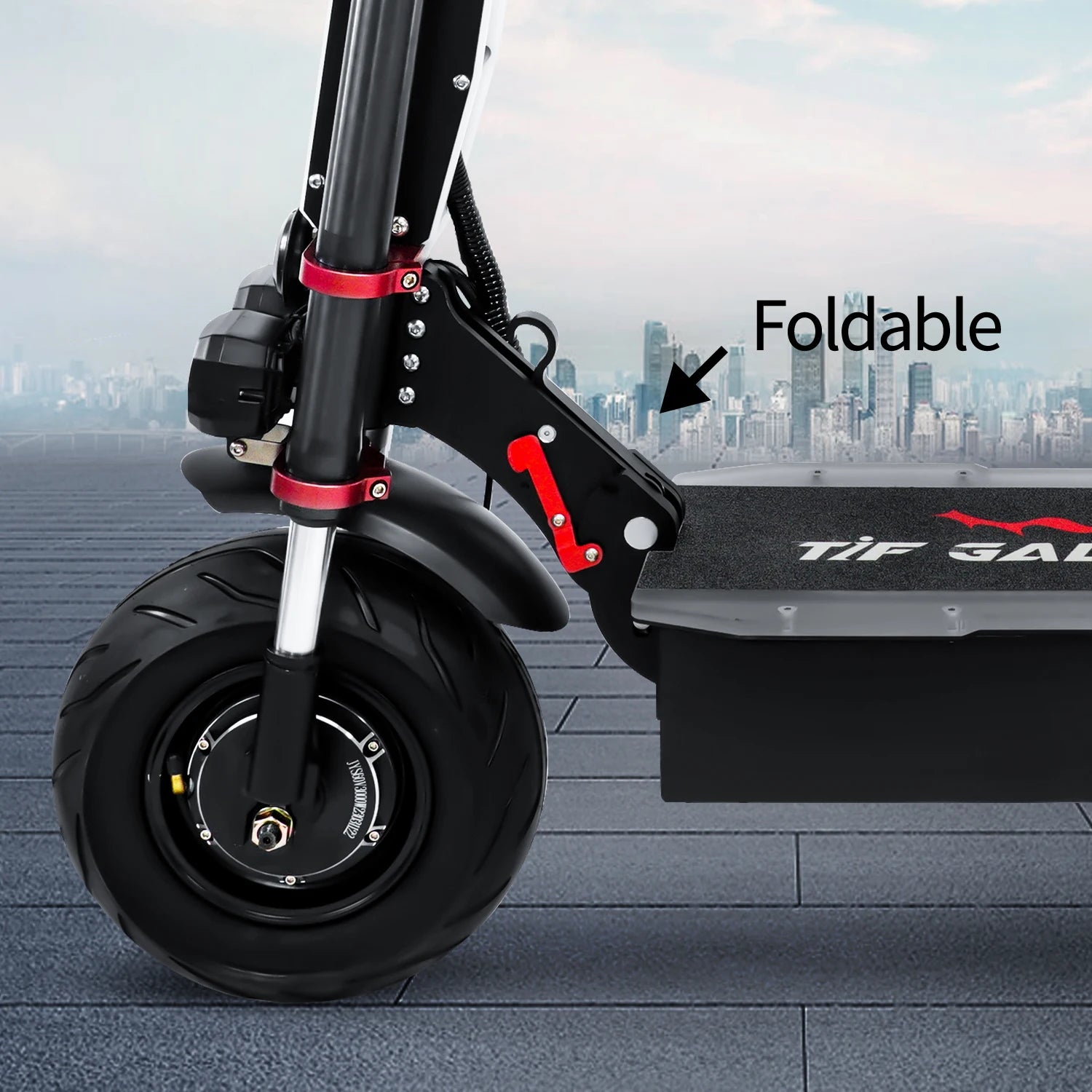 TIFGALOP K8 Adult Foldable Electric Scooter 12 Fat Tireh tire,E-mountain scooter 3000W*2 Motor 60V38AH Battery City Escooter