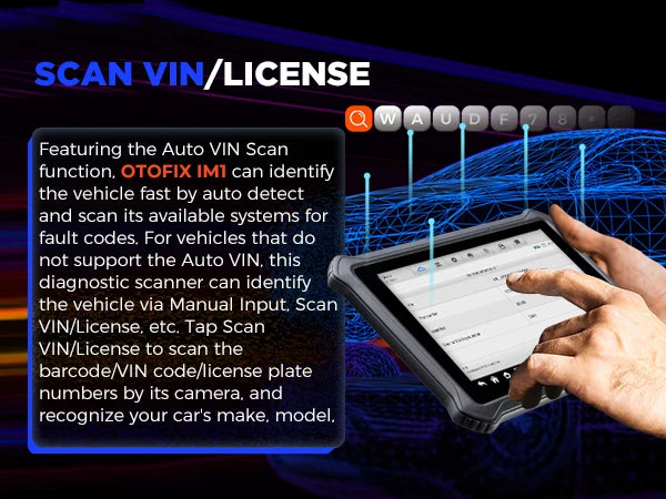 Car Key FOB Programming Tool OTOFIX IM1 All System Diagnostic Scan Tool Auto Key Programmer IMMO Function Key Tool 2 Year Update