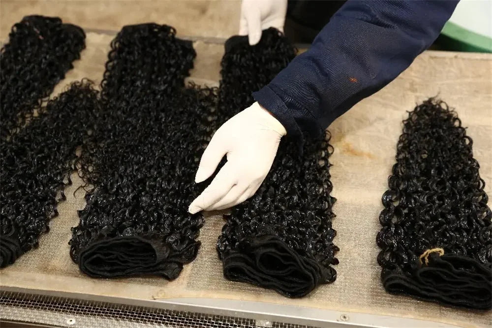 UNice Hair Curly Hair Bundles Unprocessed Natural Color 10A Grade 100% Human Hair 1/3/4 PCS Deal