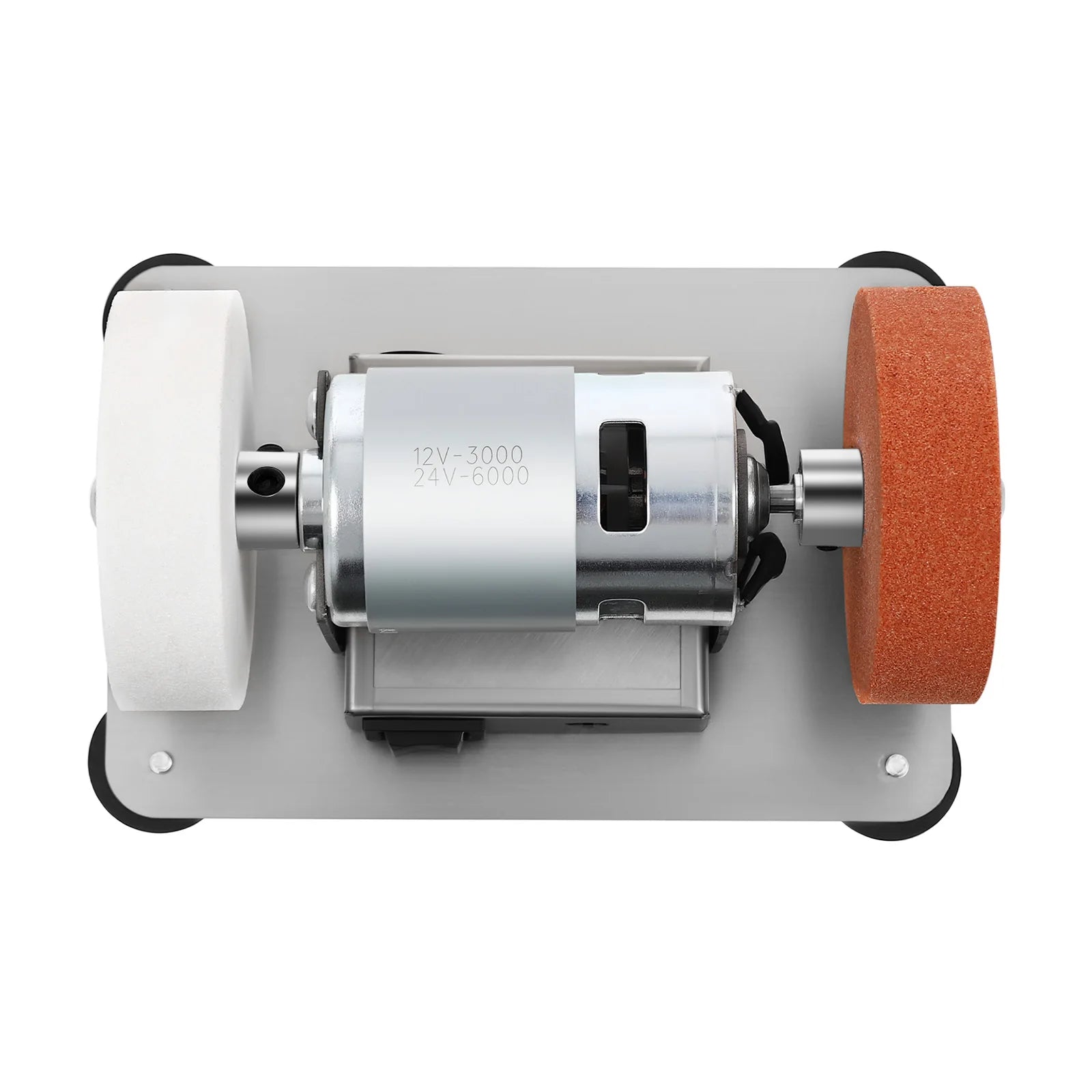 96W Benchtop Sander, Small Grinder Adjustable Variable Speed Table Grinder 6000 RPM for Metal Grinding Polishing DIY