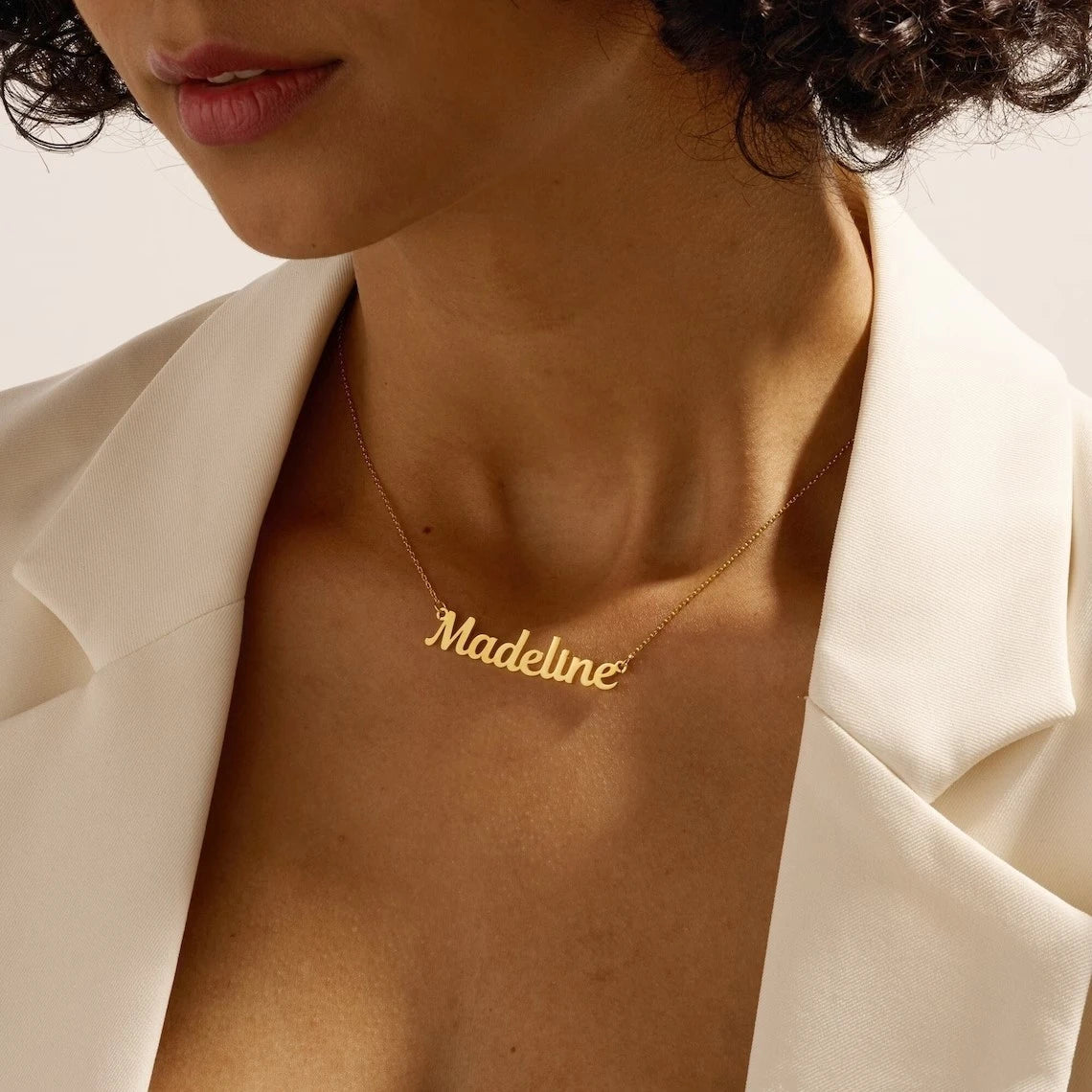 Custom Cuban Chain Heartbeat Necklace Women Men Jewelry Stainless Steel Gold Color Engraved Nameplate Necklace Love Gifts