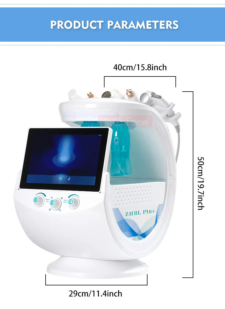 Best Smart Ice Blue Facial Treatment Machine 2025 Hydrofacial 7 In 1 Professional Portable Dermabrasion The Latest