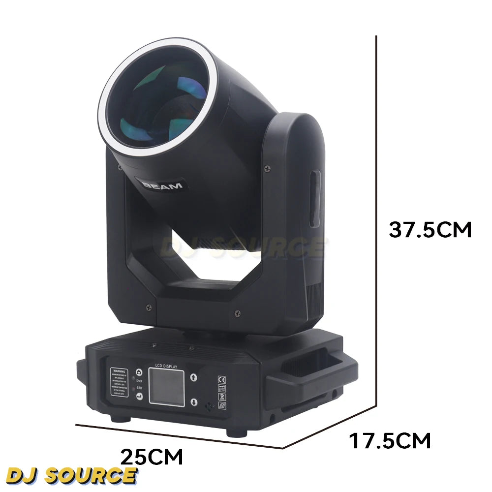 4Pcs LED 200W Moving Head Light Beam+Spot+18 Prism+Rainbow Effect Stage Lighting Dmx DJ Disco Party Wedding Stage Effects Lamp