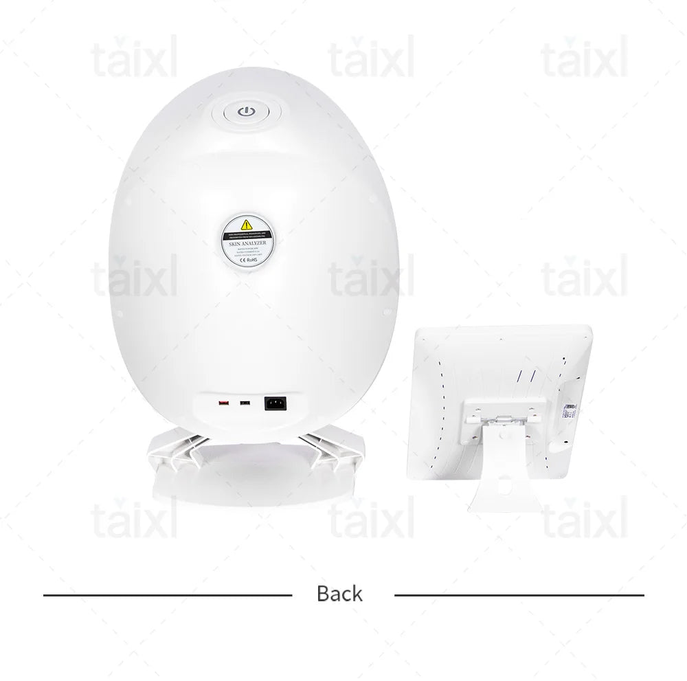 NEW 3D Skin Scanner Care Facial Analyzer Monitor Machine Mirror Portable Testing English Detector Face Camera Test Analysis