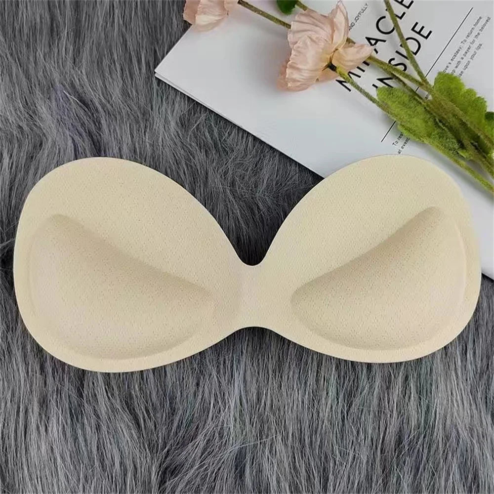 6CM Thick Sponge Push Up Bra Pad for Women Invisible Insert Swimsuit Bikini Breast Enhancers Chest Cup Pads Accessories A to C