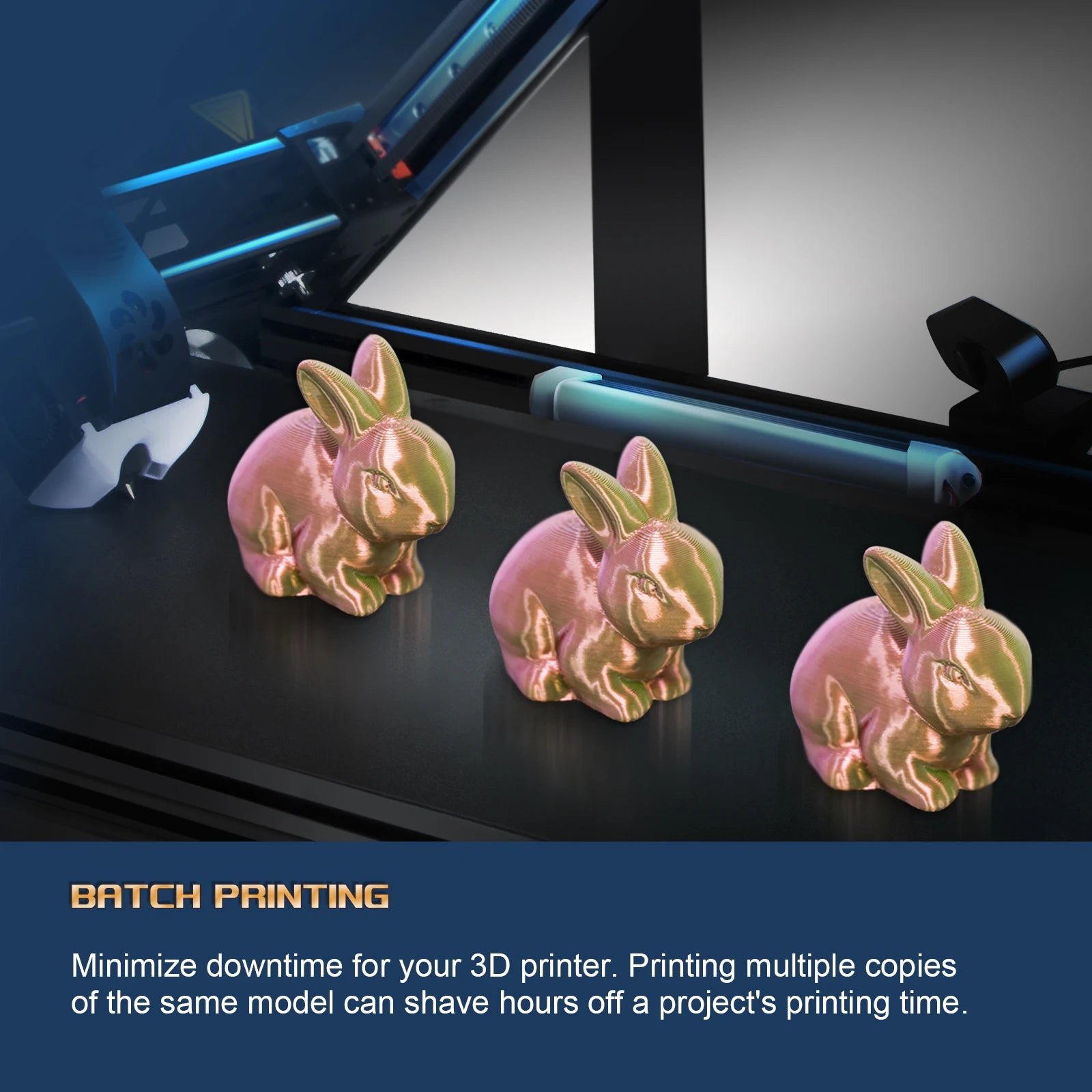 3D Printer IdeaFormer IR3 V2 Infinite Z-Axis Steel Conveyor Belt 250×250×∞mm With Extended Tray Klipper Firmware Auto Leveling