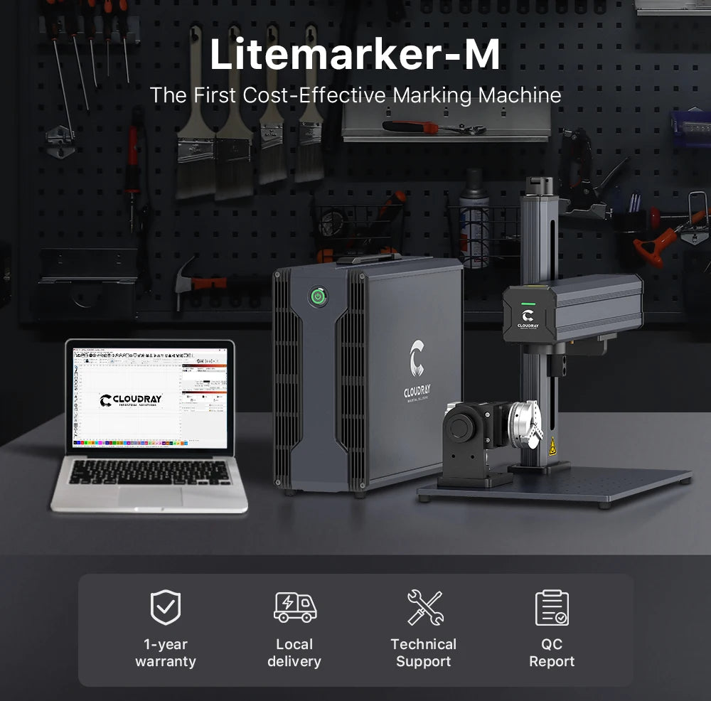 Cloudray 30W 50W 60W Fiber Laser Marking Machine MAX JPT For Cutting Jewelry Gold Silver Stainless Steel Copper Aluminum