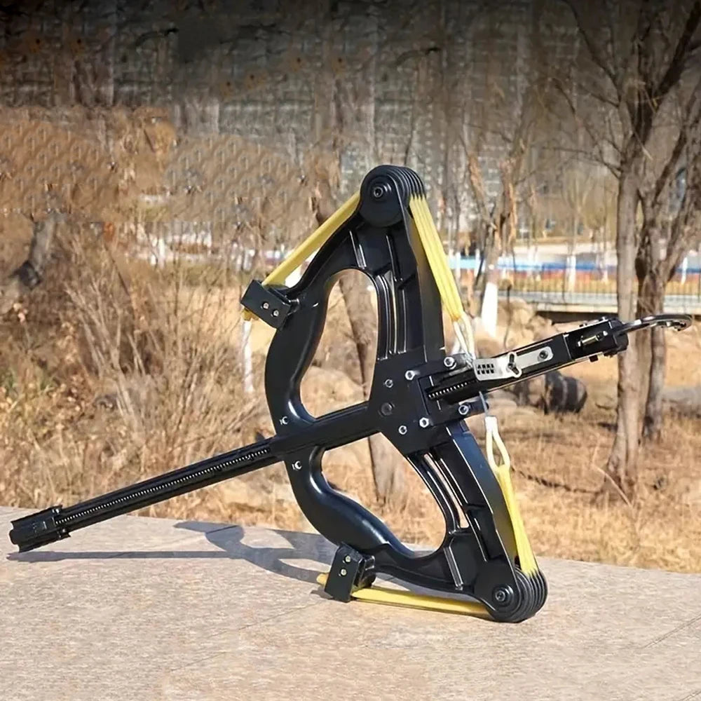 Compound Slingshot, Both Handed Compound Bow Set for Adults, Professional Slingshot with Continuous Shooting for Outdoor