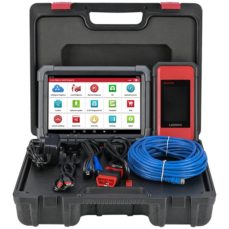 LAUNCH X-431 PRO3V+ELITE Professional Car Diagnostic Tool Automotive Scanner Auto Scan Tools SmartLink C Free Shipping New