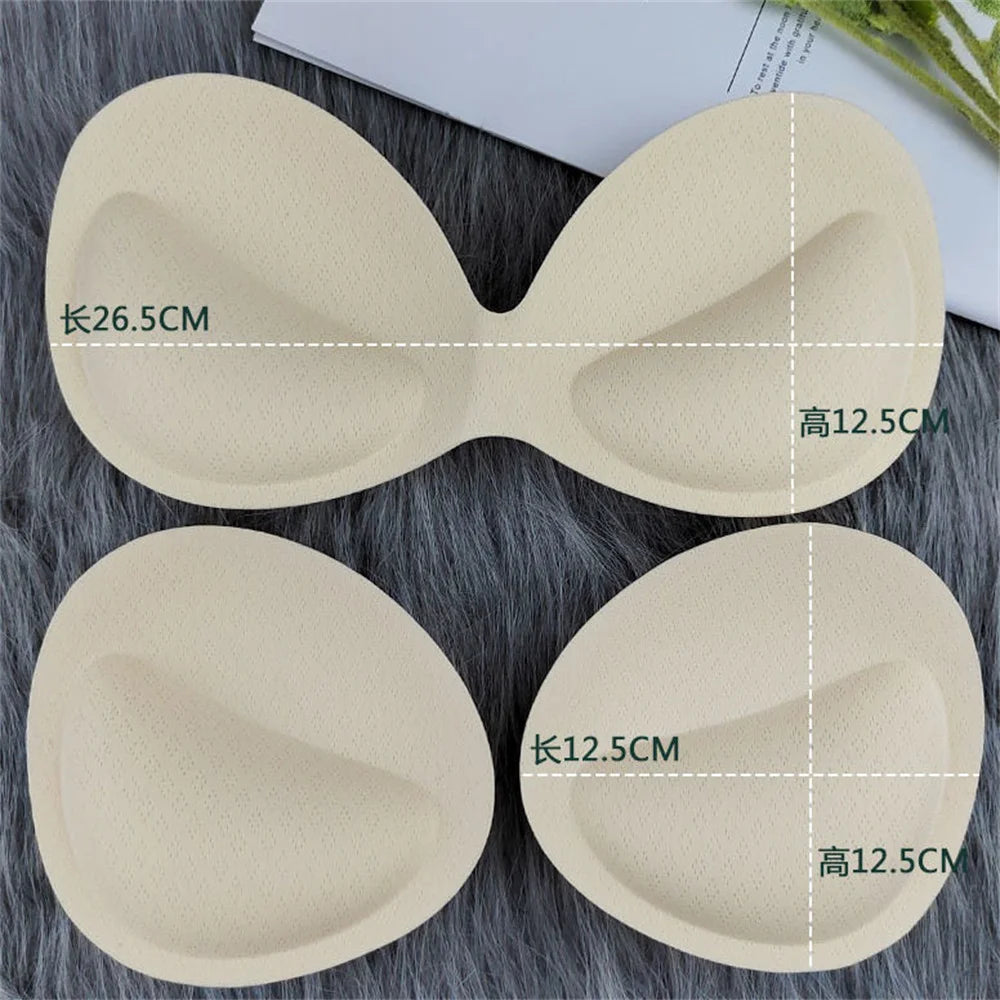 6CM Thick Sponge Push Up Bra Pad for Women Invisible Insert Swimsuit Bikini Breast Enhancers Chest Cup Pads Accessories A to C
