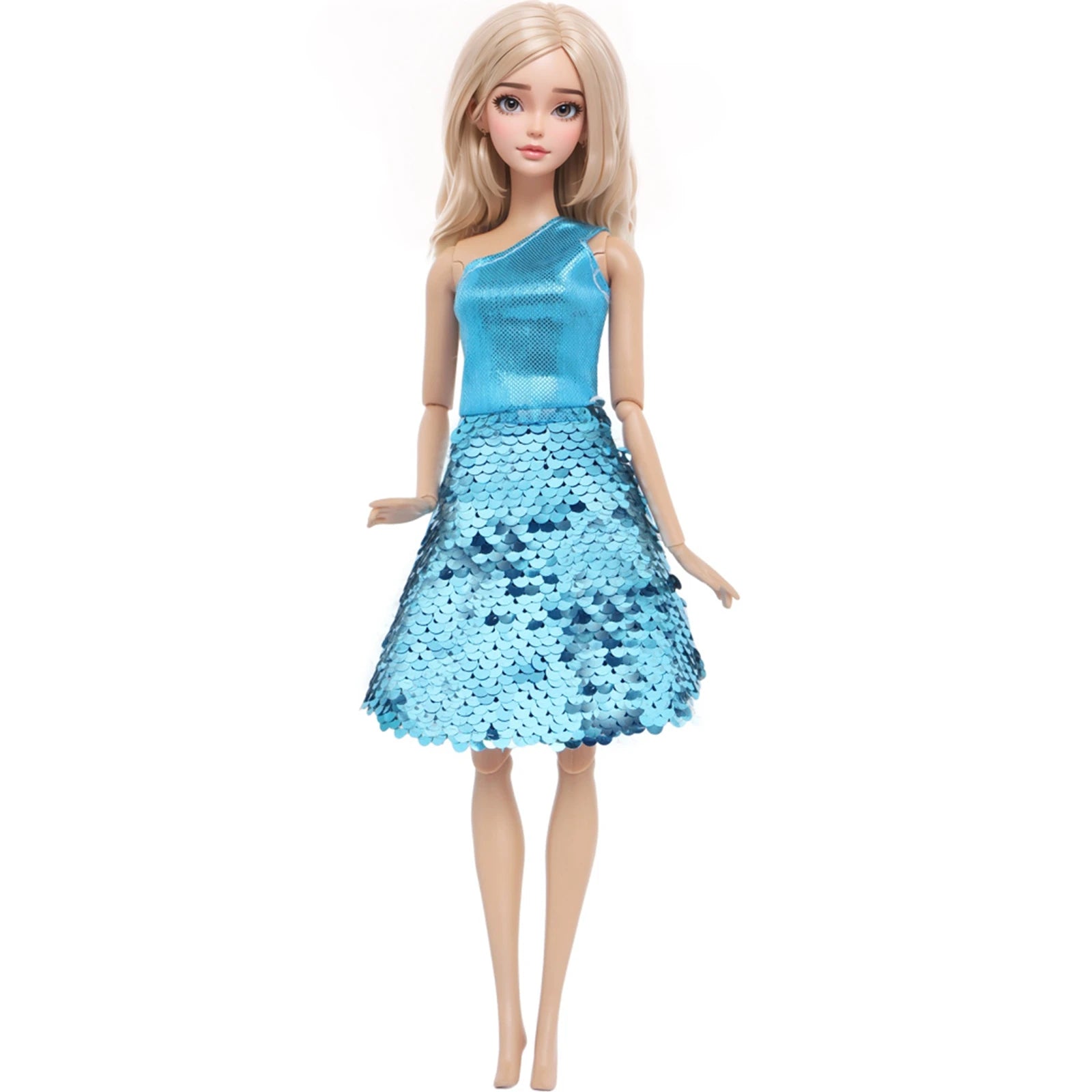 Blue Series Doll Outfit 30cm Doll Dress Swimsuit Tops Pants Skirt Party Gown 11.8 Inch Doll Clothes Accessories 1/6 Toy Gift