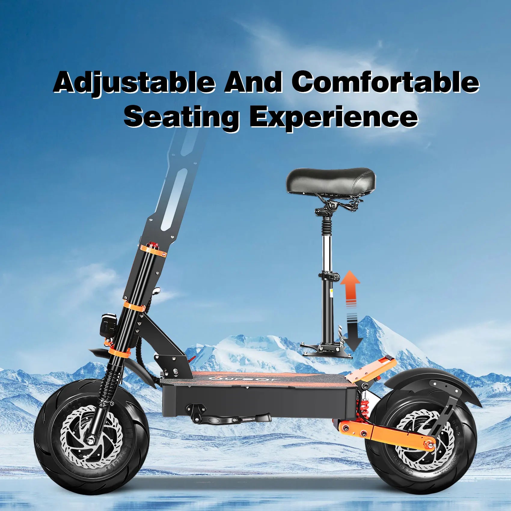 TOURSOR X8 PRO Adults Electric Scooter4000W*2 Dual Motor 60V38.8Ah Battery E-Scooter 13Inch road Tire Foldable EScooter