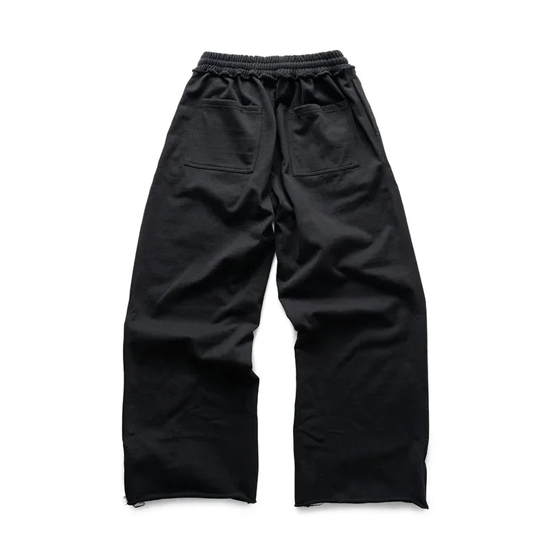 Y2K American Hip-Hop Letter Printed Streetwear Men And Women Personalized Retro Jogger Loose Wide-Leg Oversize Casual Pants