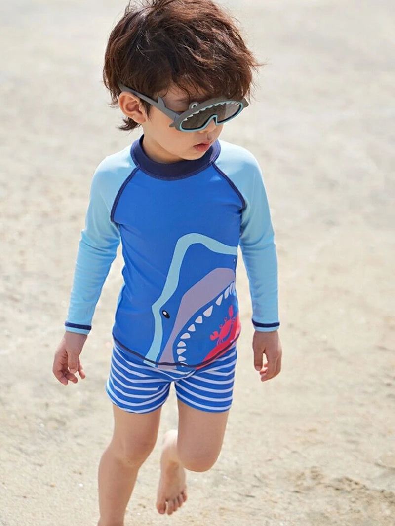 Top Quality Boy Swimsuit UPF50 UV Protection Summer Baby Toddler Swimwear Children's Bathing Suit Beach Pool Surf Swimming Wear
