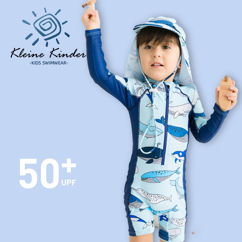 Top Quality Boy Swimsuit UPF50 UV Protection Summer Baby Toddler Swimwear Children's Bathing Suit Beach Pool Surf Swimming Wear