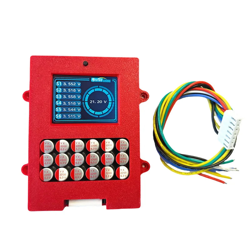 5A Lipo/lifepo4 active balancer 4s 6s 8s with Voltage Dispaly 12V Lithium Battery Energy transfer Active Equalizer