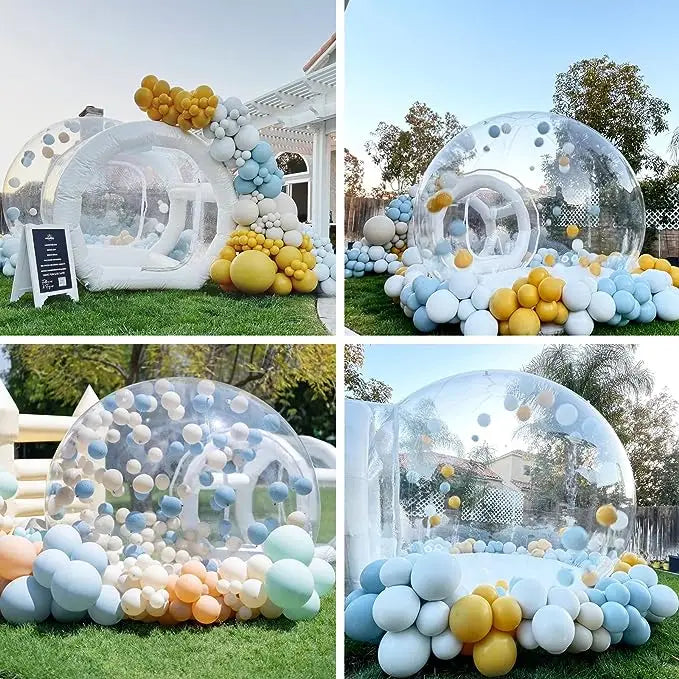 10FT Balloon Jumping Inflatable Bubble house With Trampoline & transparent dome PVC material free shipping with blower For Party