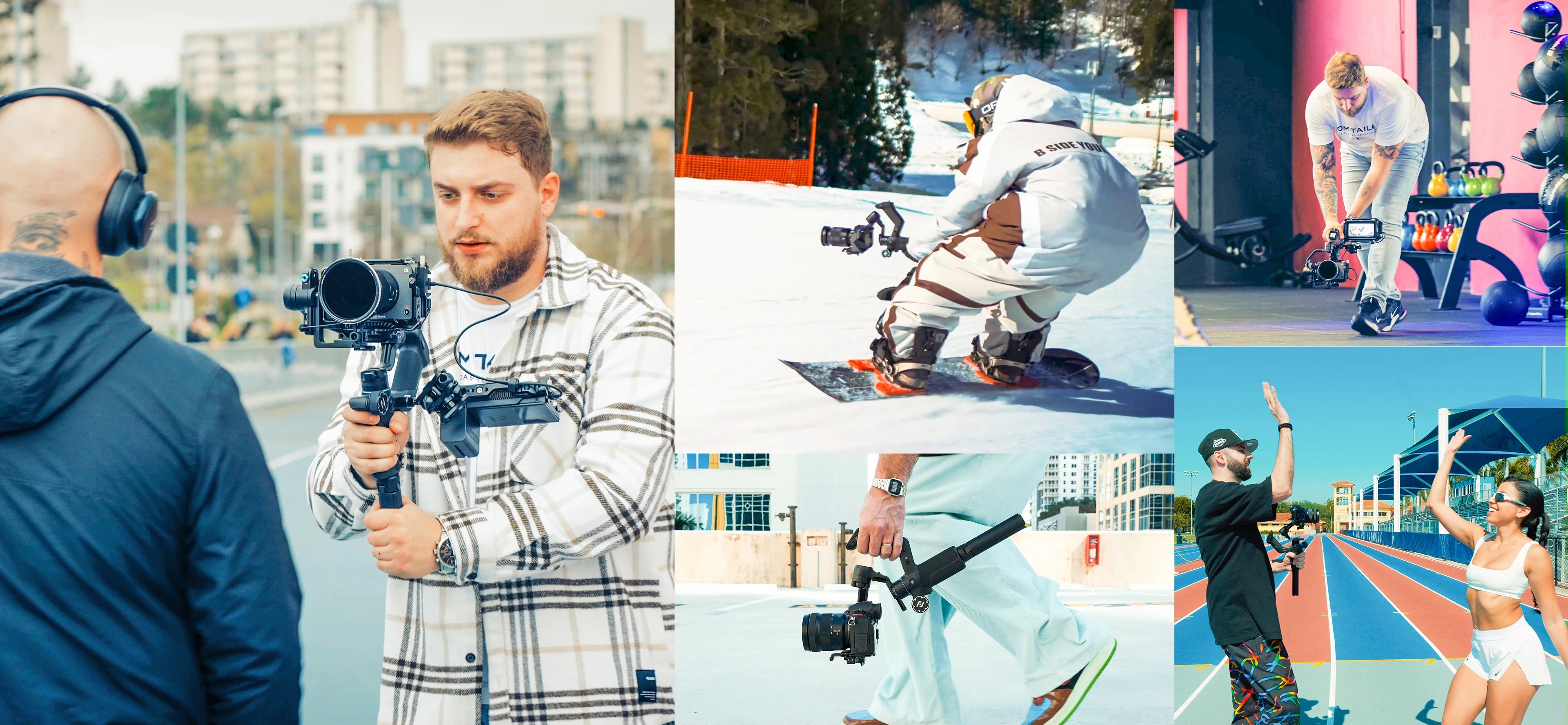 FeiyuTech SCORP Mini-3 Kit All-in-One Gimbal with Built-in AI Smart Tracking 2.0kg load, for Mirrorless Action Camera Smartphone