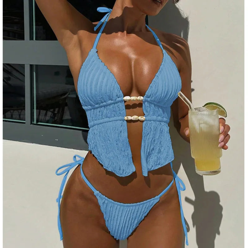 Sexy Bikinis 2026 Women's Swimwear Female Swimsuit For Swimming Wear Bathing Suits Brazilian Bikini Set Beachwear Pool Bather
