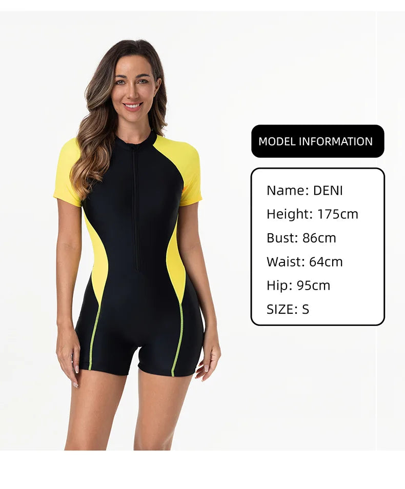 Women's Speed Suit Swimsuit 2025 New Style Thermal Bath Slimming plus Size Pure Desire Swimming Pool Competition Special
