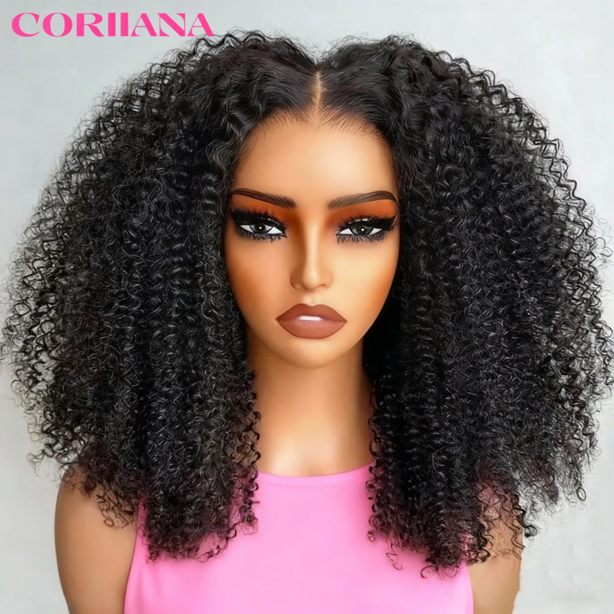 Glueless Wear And Go Kinky Curly Wig Human Hair Precut 7x5 13x6 HD Frontal Wigs Ready to Perplucked Curly Lace Front Wig On Sale