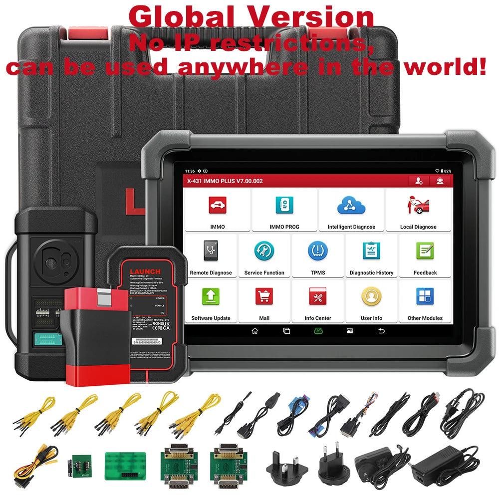 LAUNCH X431 IMMO Plus OBD2 Diagnostic Tools X-PROG 3 Car Key Programmer Anti-Theft Programming Auto Scanner Immobilizer