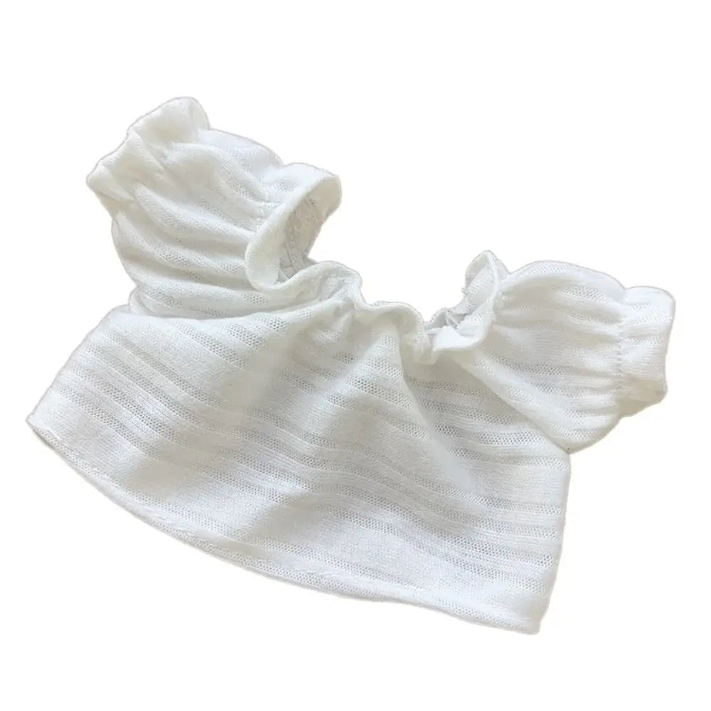 Head Cover 20cm Cotton Doll Dress Shoulder Strap Skirt Hoodies Cotton Doll Clothes DIY Dress Up Sweet Plush Toy Clothes