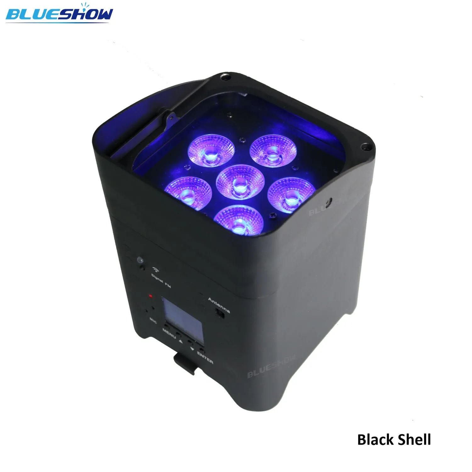 8pcs Wireless Battery Par Light with Flightcase 6x18W RGBWAUV 6IN1 Remote Control Wifi DMX Portable Par LED Stage Effect Light