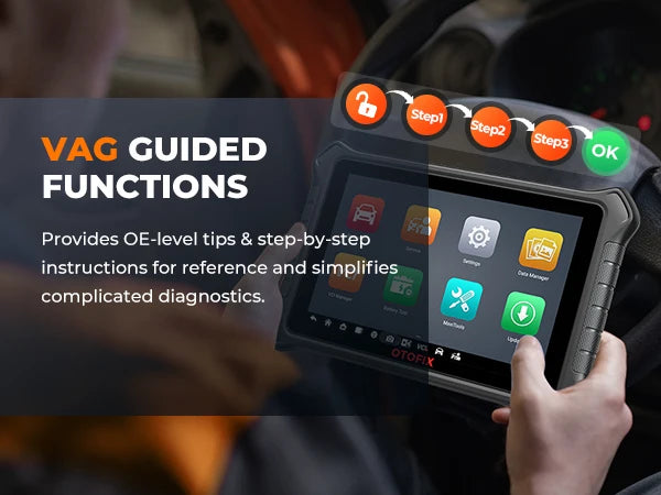 OTOFIX D1 PROS2 Diagnostic Scanner ECU Coding BiDirectional Control Bluetooth Diagnostic Tools 2 Years Free Update OBD2 Scanner