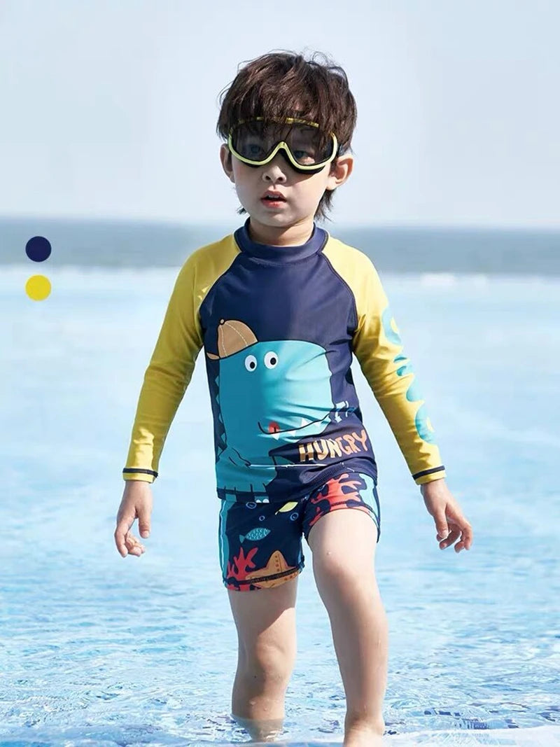 Top Quality Boy Swimsuit UPF50 UV Protection Summer Baby Toddler Swimwear Children's Bathing Suit Beach Pool Surf Swimming Wear