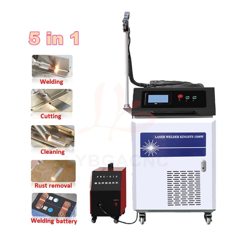 3000W Fiber Laser Welding 5 in 1 2000W Laser Welding Cleaning Cutting Machine 1500W For Metal Oxides On Stainless Steel