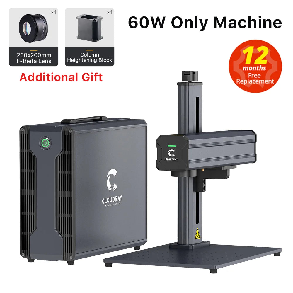 Cloudray 30W 50W 60W Fiber Laser Marking Machine MAX JPT For Cutting Jewelry Gold Silver Stainless Steel Copper Aluminum