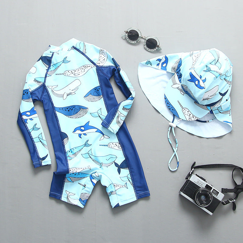 Top Quality Boy Swimsuit UPF50 UV Protection Summer Baby Toddler Swimwear Children's Bathing Suit Beach Pool Surf Swimming Wear
