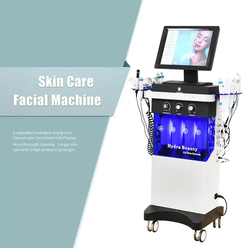 14 In 1 hydro facial Machine Skin Peeling hydra beauty facial Hydradermabrasion Korea Aqua Peel Machine beautiful equipment